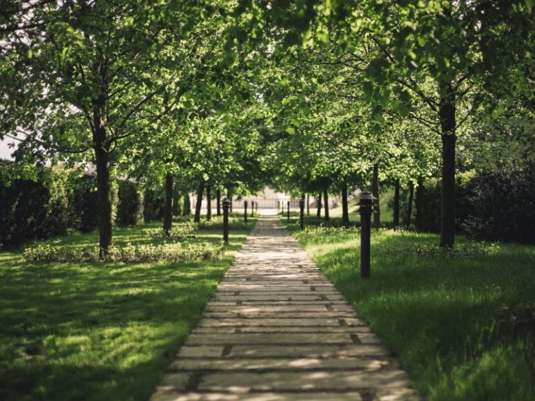 The gardens of Schloss THALHEIM